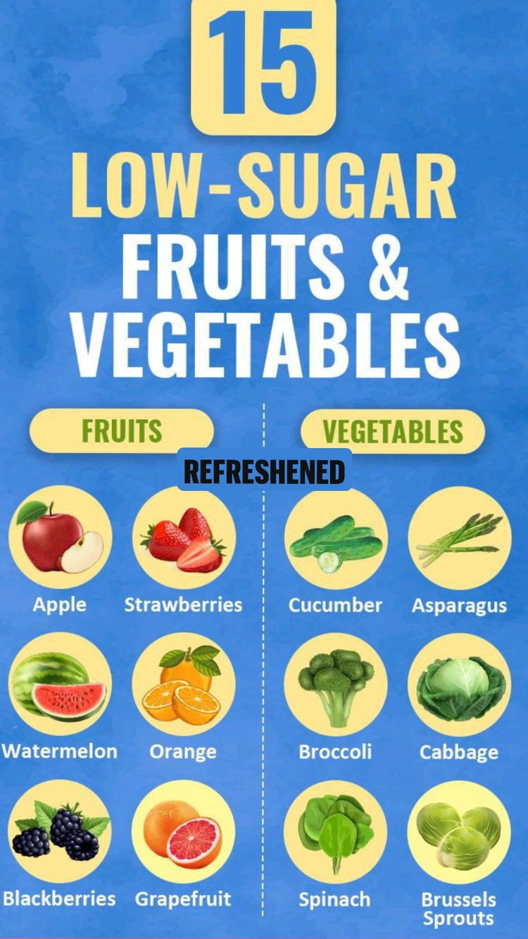 Low Sugar Fruits & Vegetables