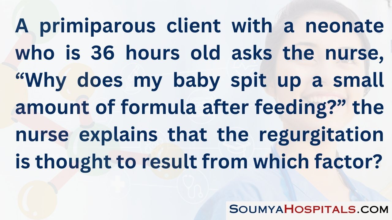 A primiparous client with a neonate who is 36 hours old asks the nurse