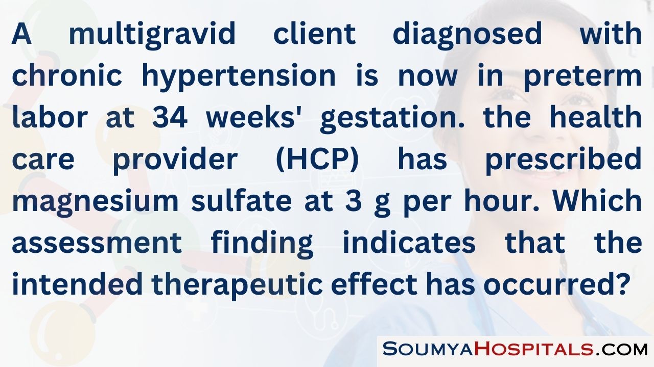 A multigravid client diagnosed with chronic hypertension is now in preterm labor at 34 weeks' gestation