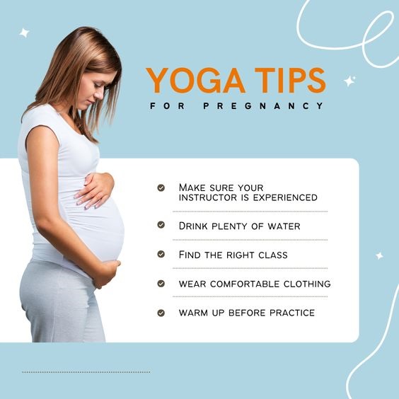 Yoga tips for pregnancy