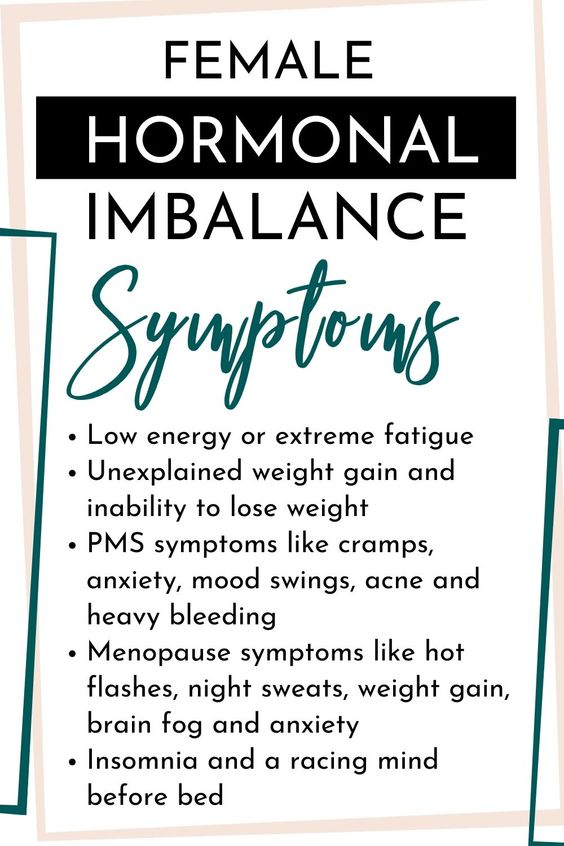 Female Hormonal Imbalance Symptoms