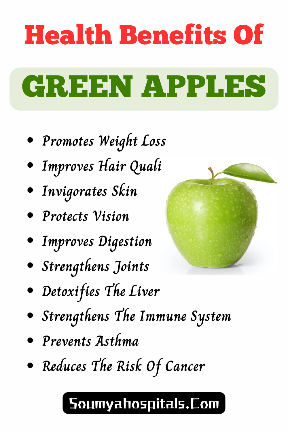 Health Benefits Of Green Apples