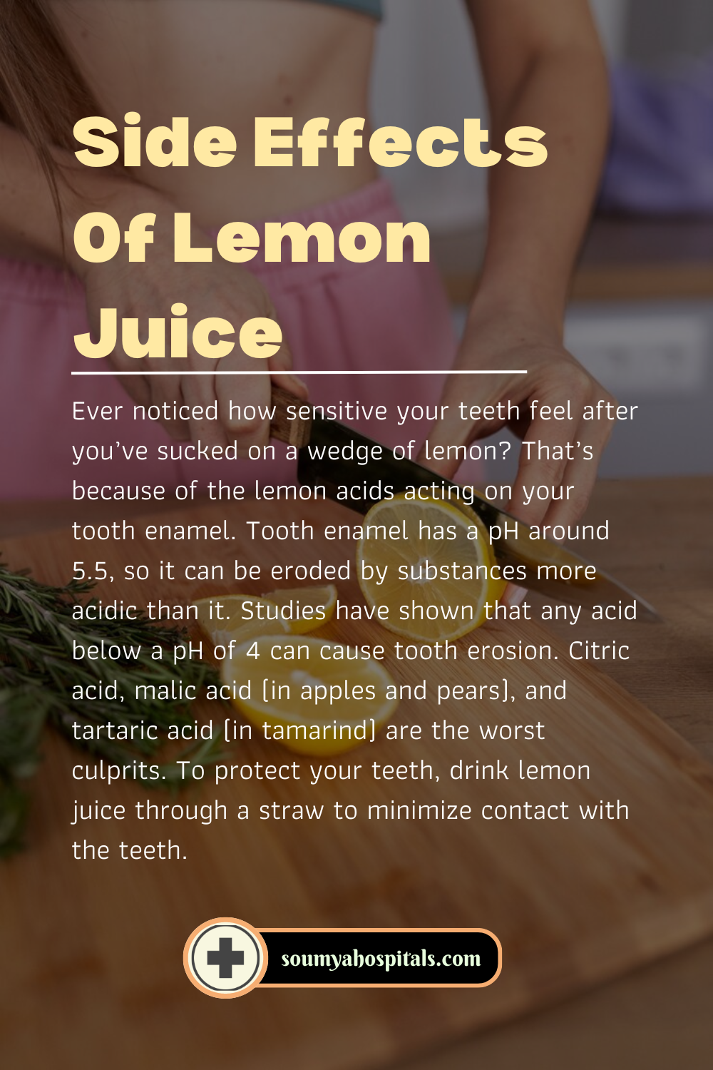 Side Effects Of Lemon Juice