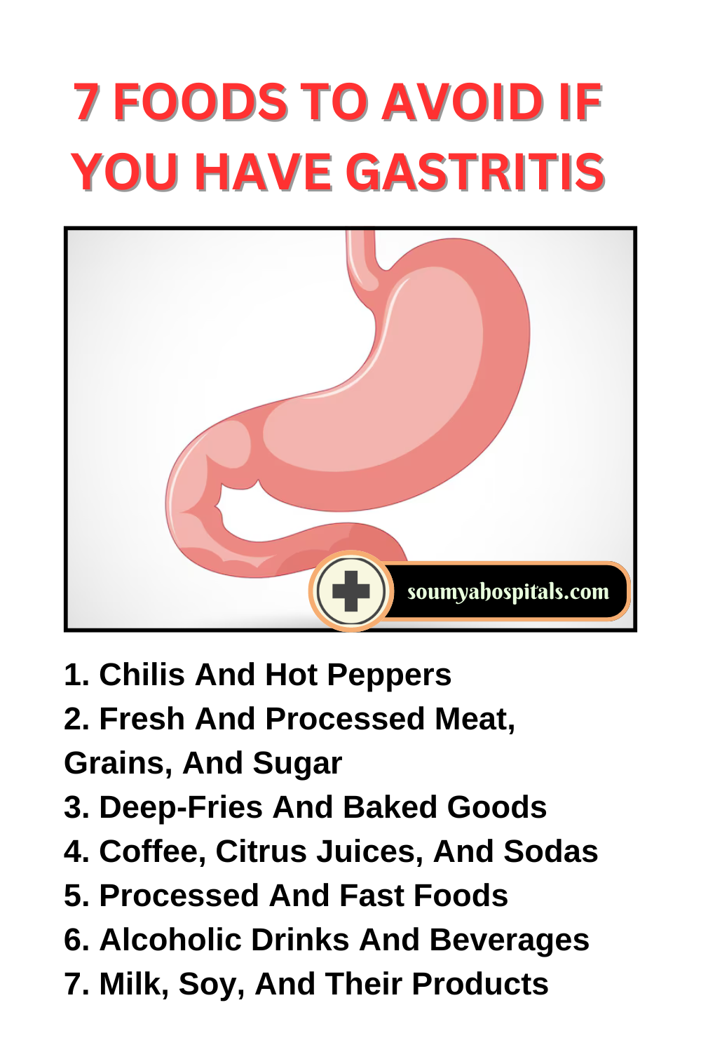 7 Foods To Avoid If You Have Gastritis