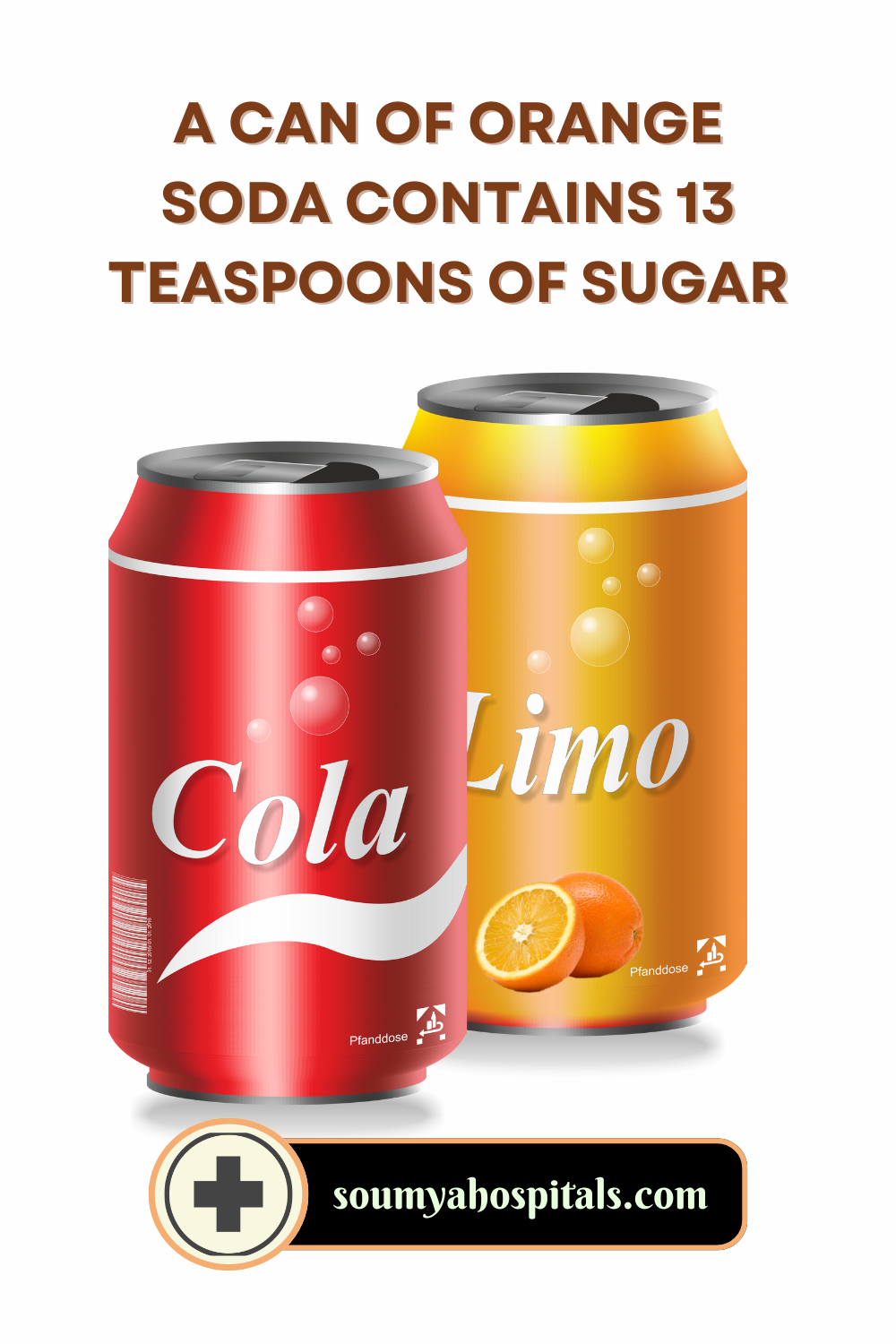 How Many Teaspoons Of Sugar Are There In A Can Of Soda