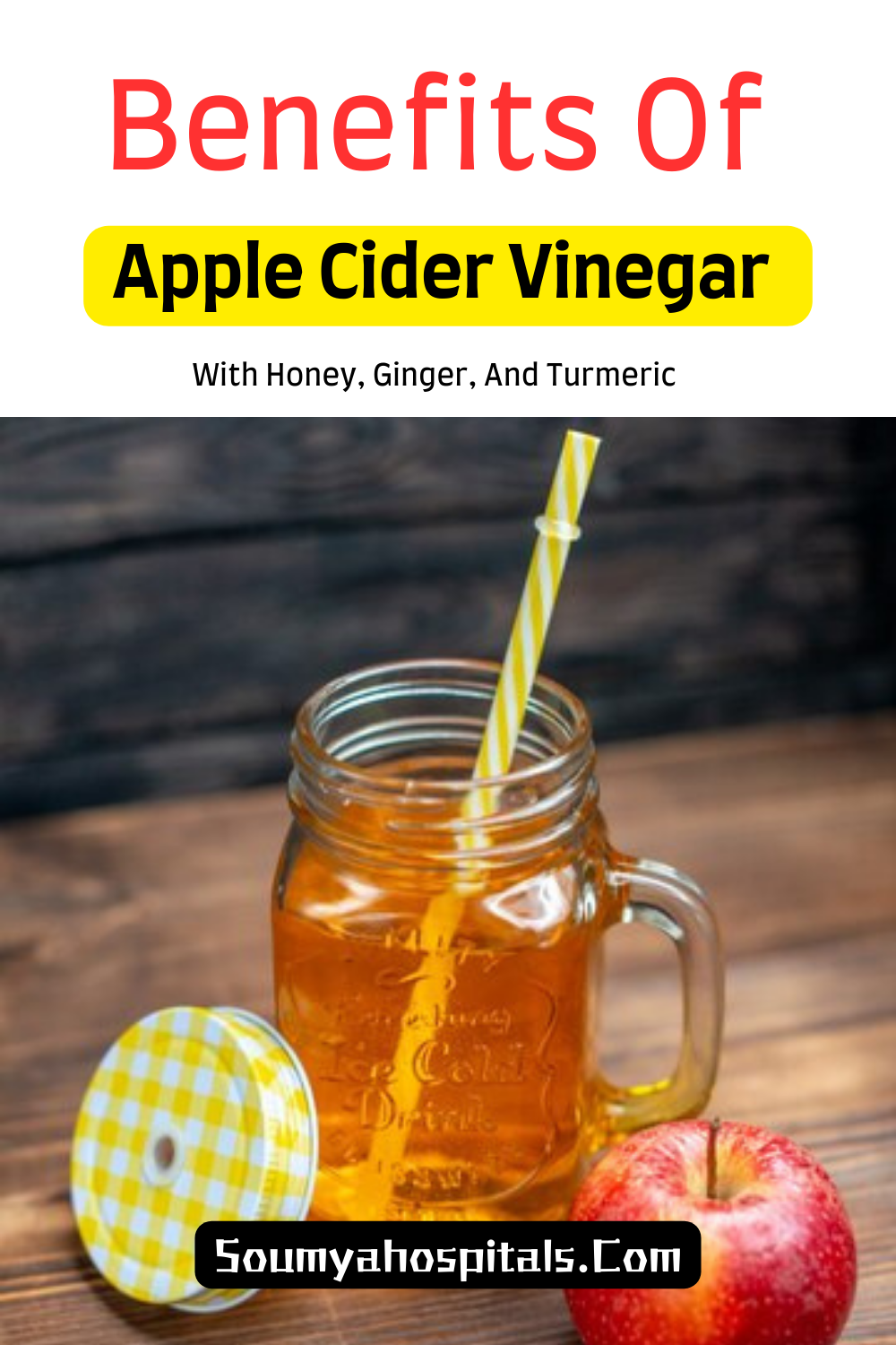 7 Benefits Of Apple Cider Vinegar With Honey, Ginger, And Turmeric
