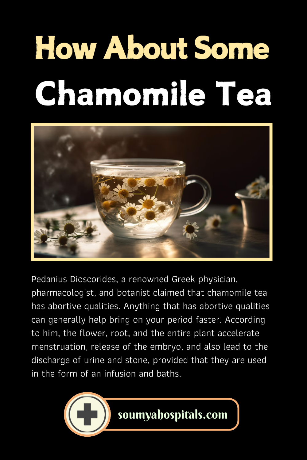 How About Some Chamomile Tea?