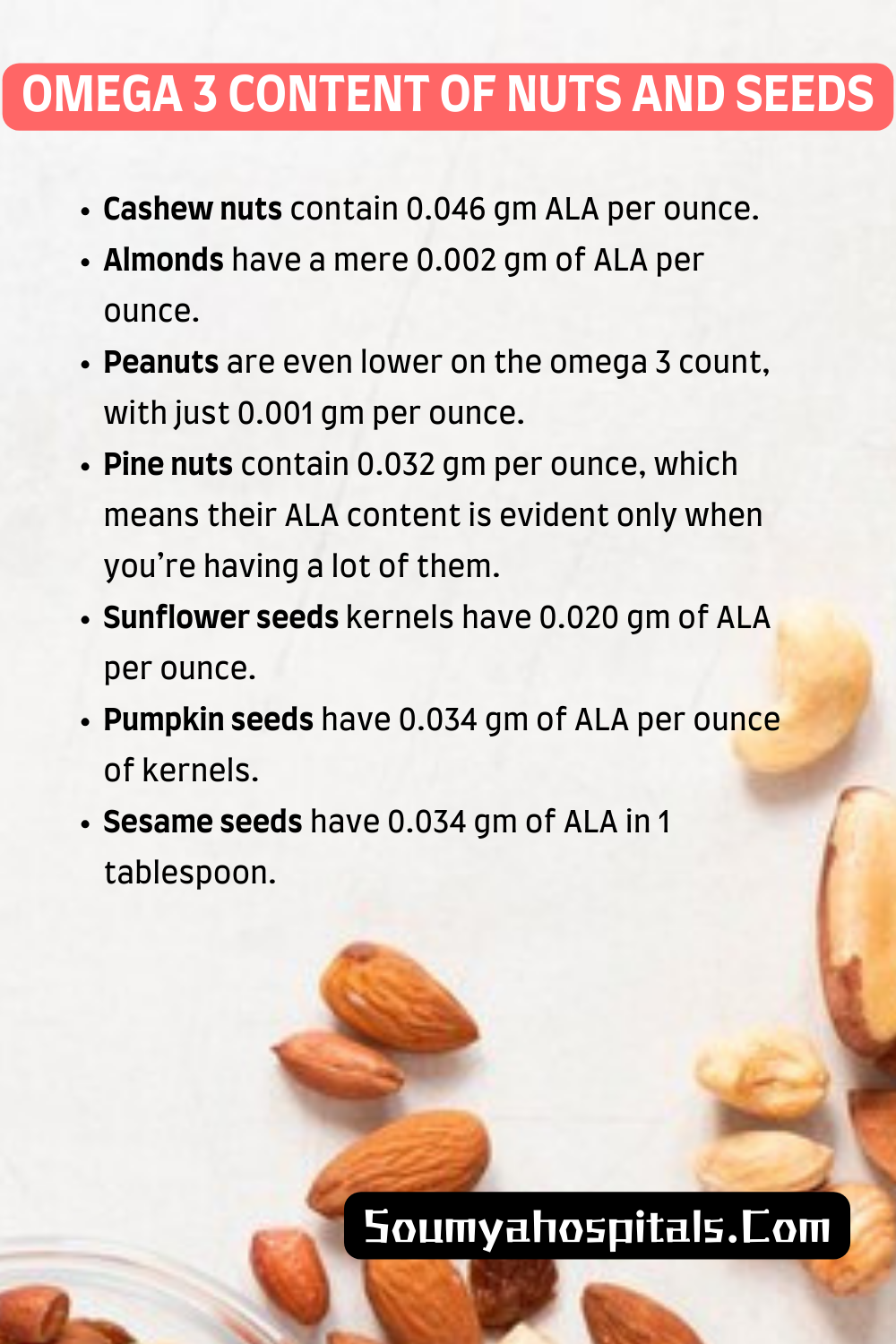 7 Omega 3Rich Nuts And Seeds You Should Add To Your Diet