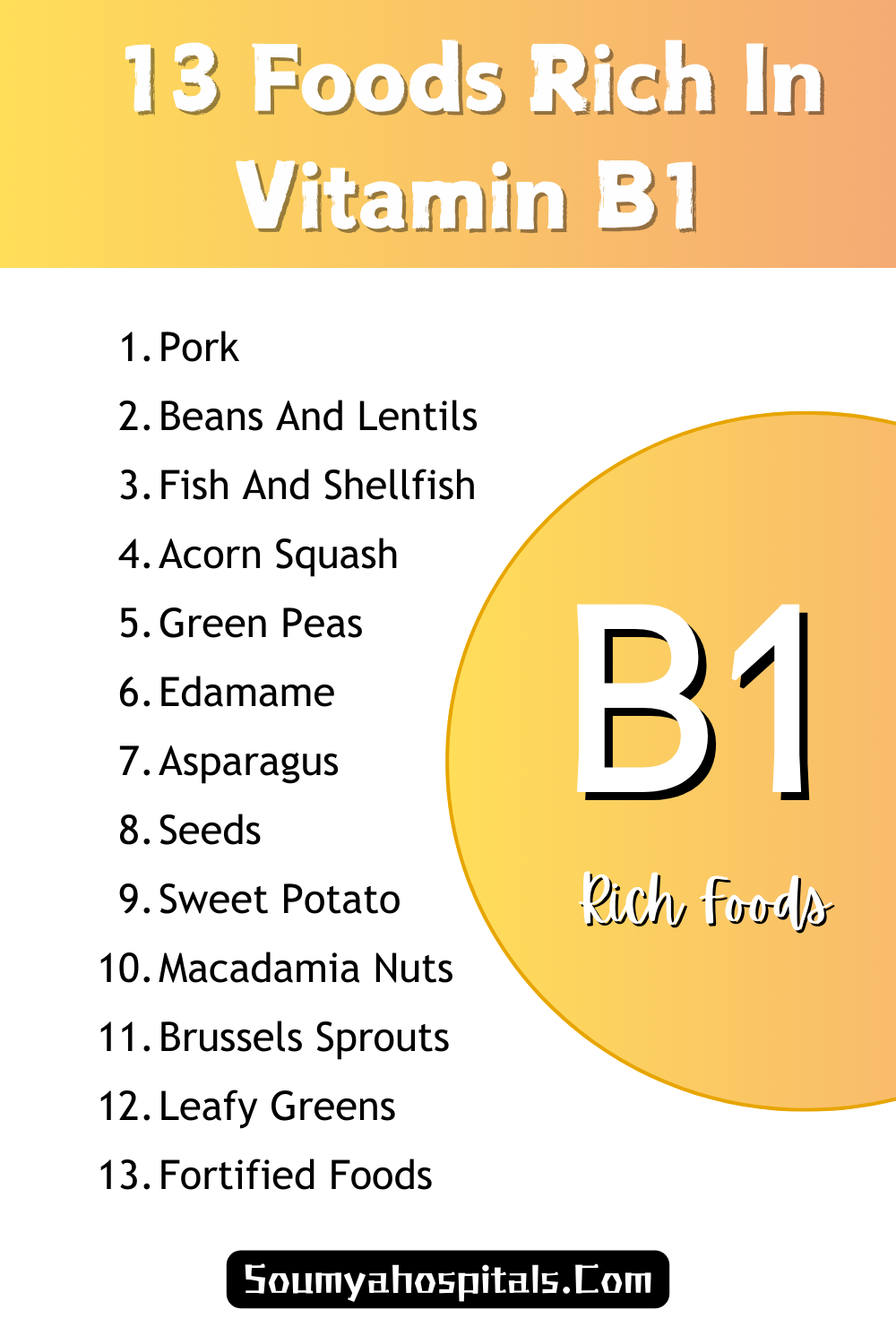 13 Foods Rich In Vitamin B1