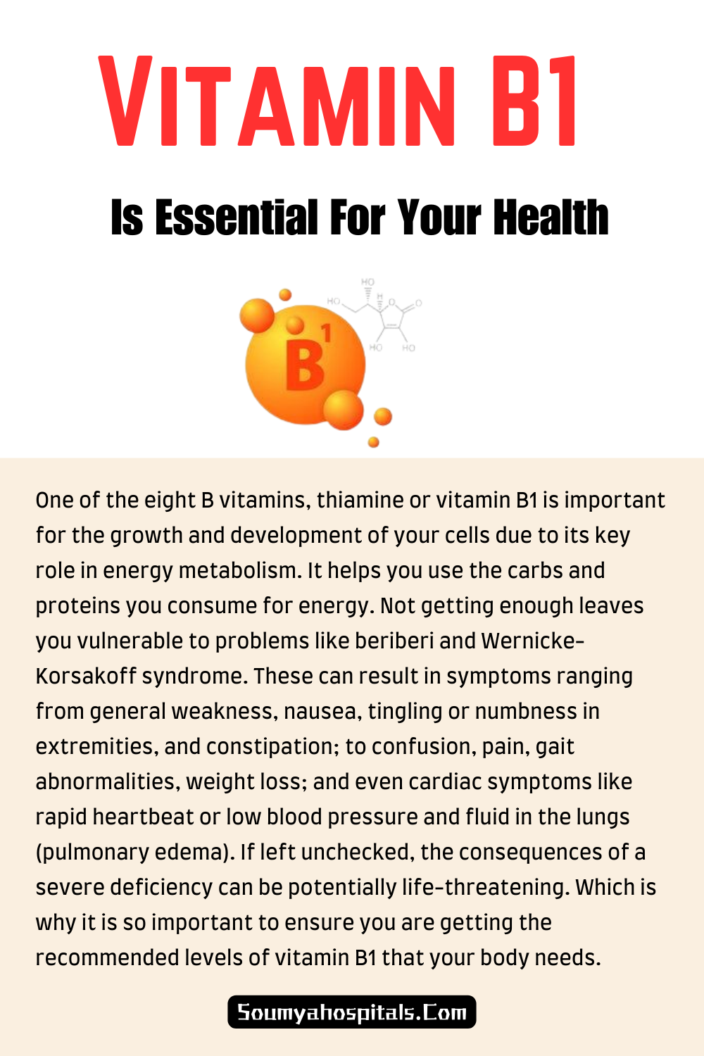 Vitamin B1 Is Essential For Your Health