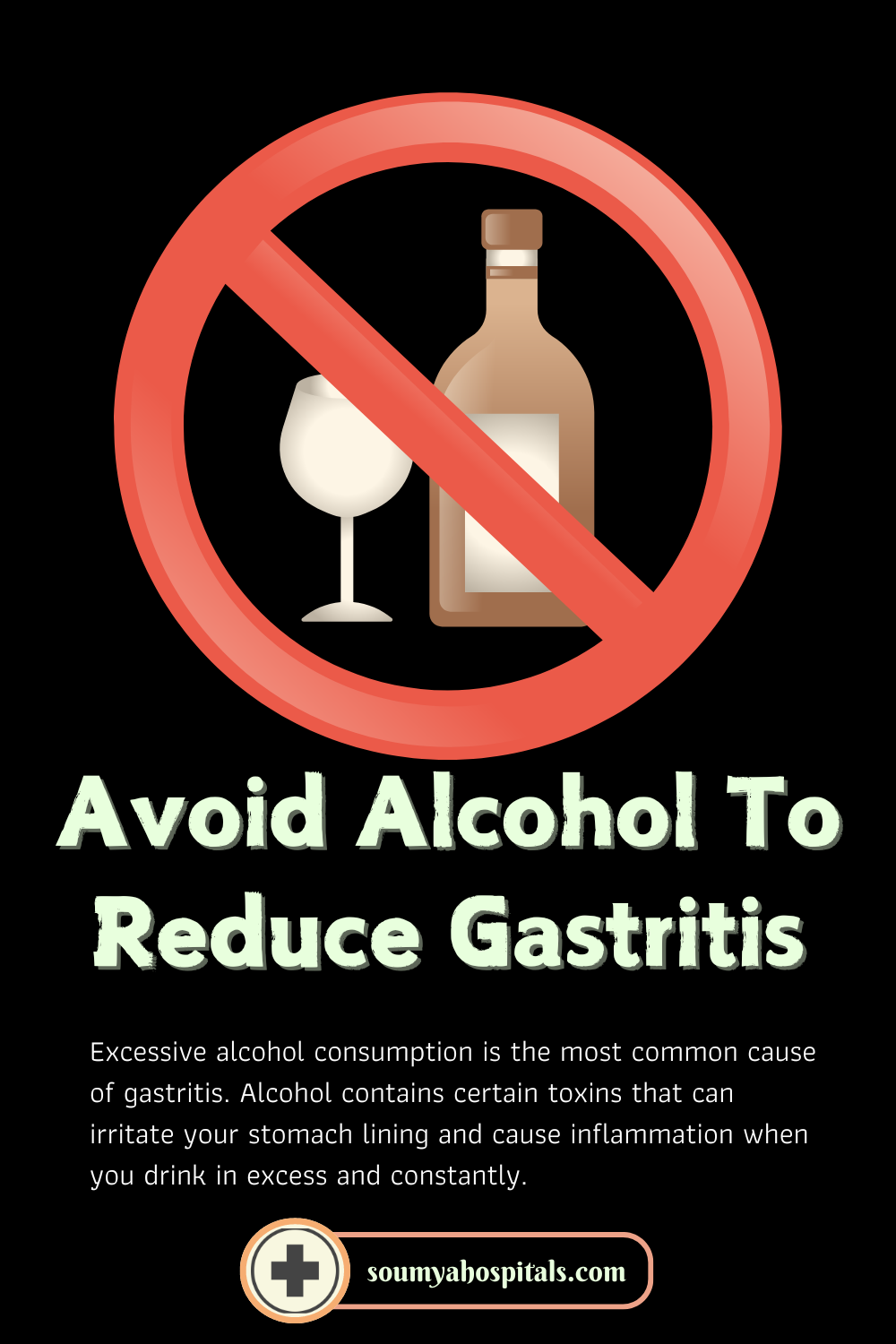 Avoid Alcohol To Reduce Gastritis