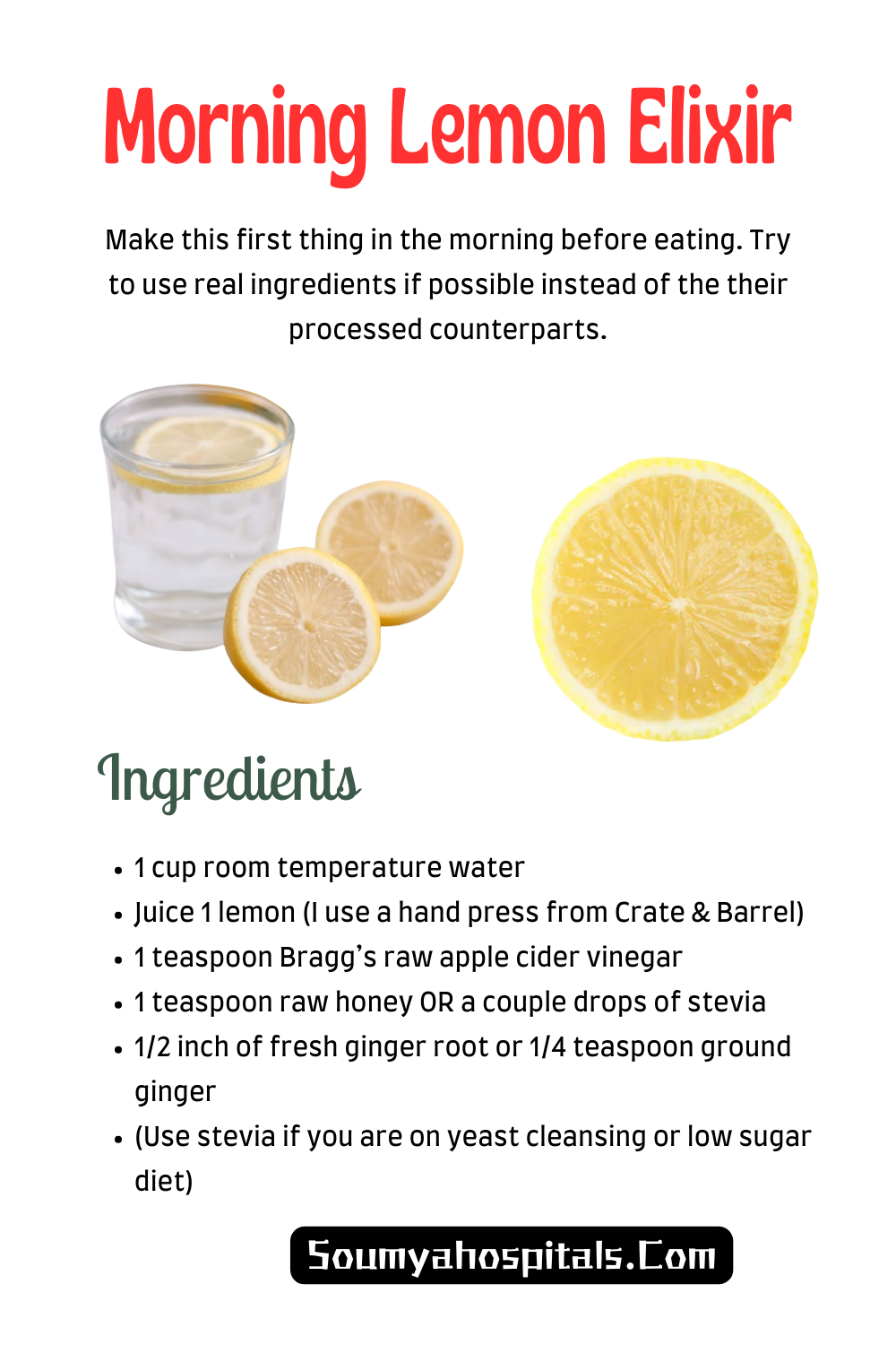 It’s Called The Morning Lemon Elixir