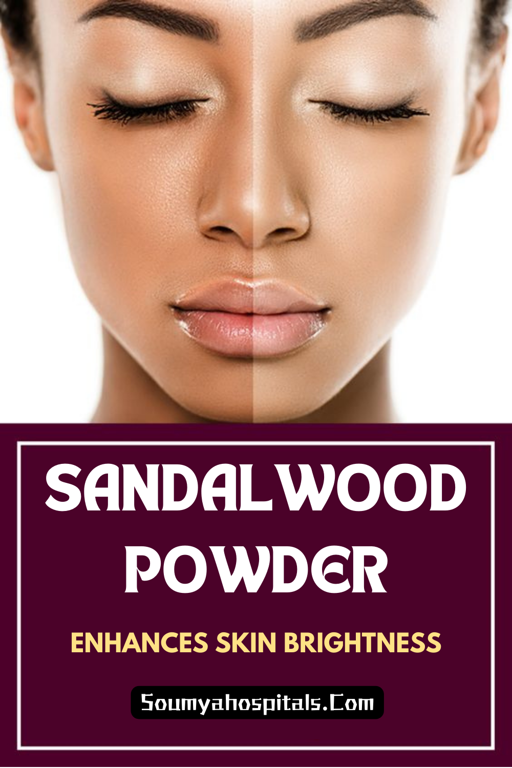 Sandalwood Powder Enhances Skin Brightness