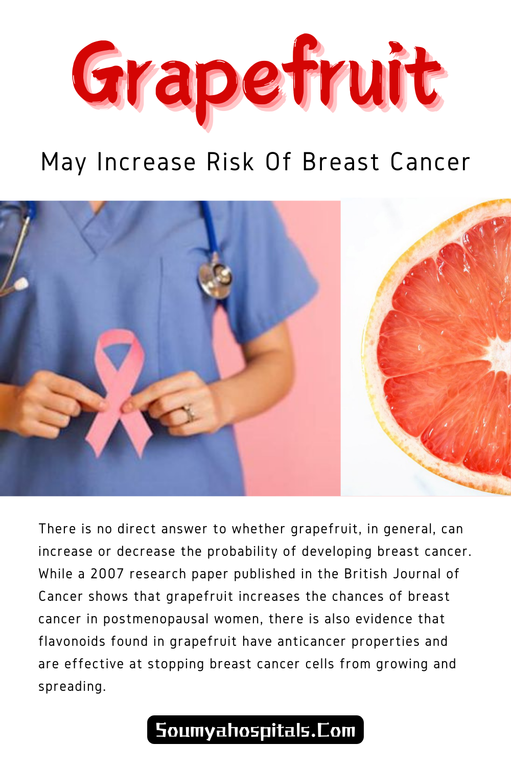 Grapefruit May Increase Risk Of Breast Cancer