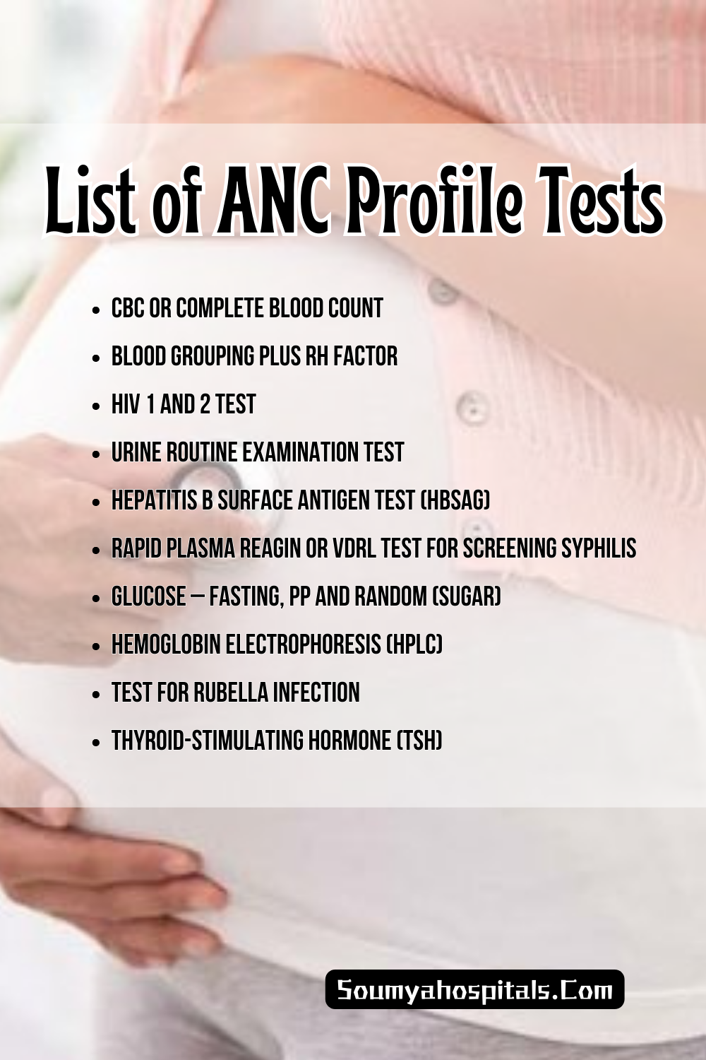 Prenatal Screening Tests: ANC Profile Tests in Pregnancy - Antenatal ...