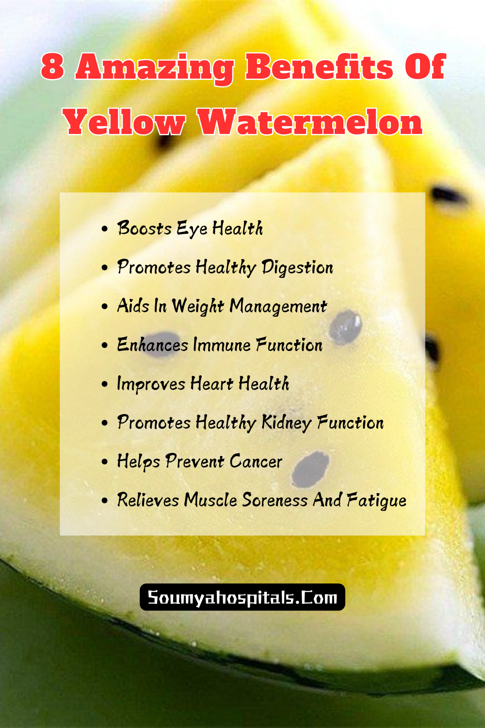 8 Amazing Benefits Of Yellow Watermelon