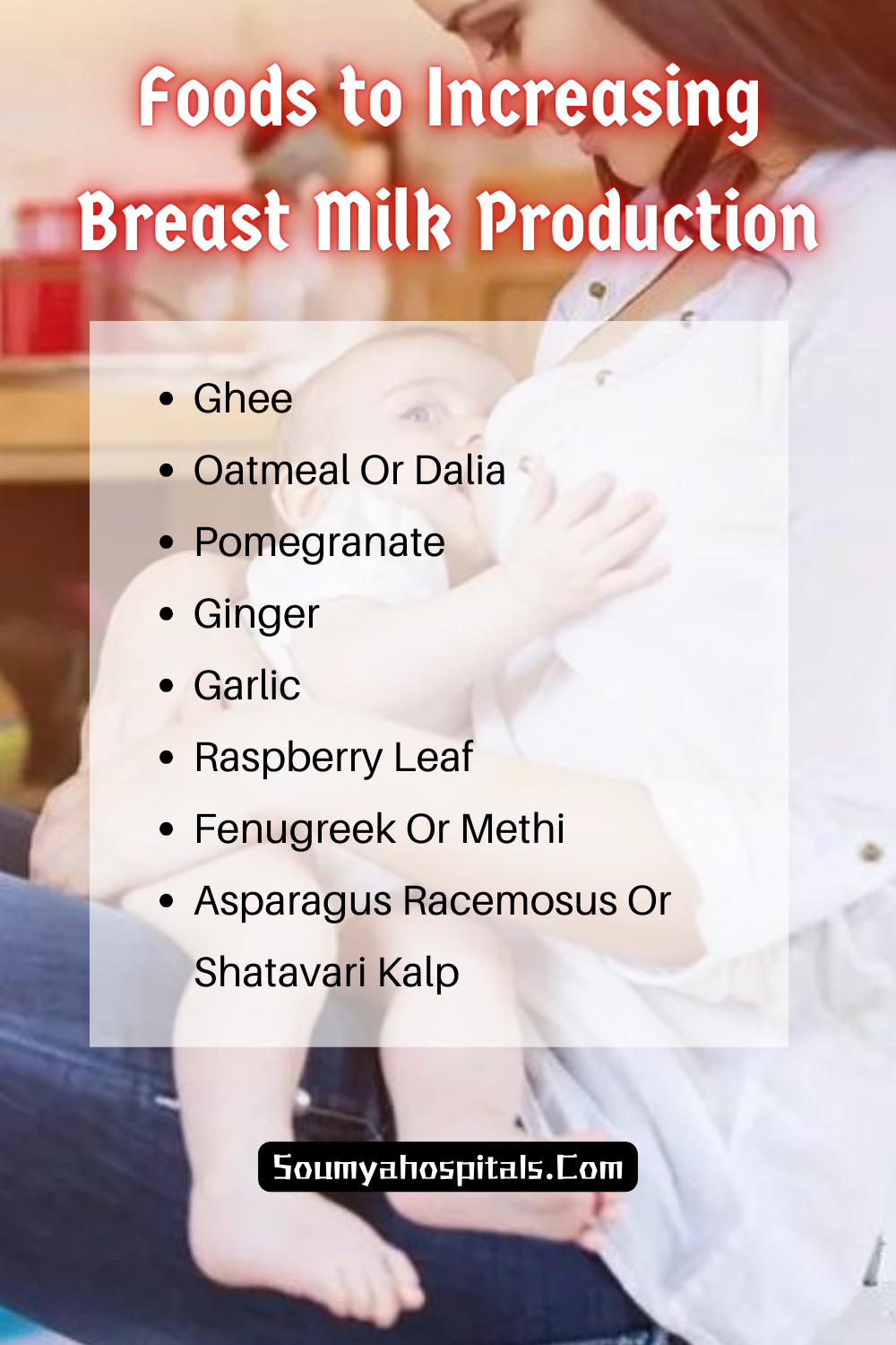 Foods to Increasing Breast Milk Production