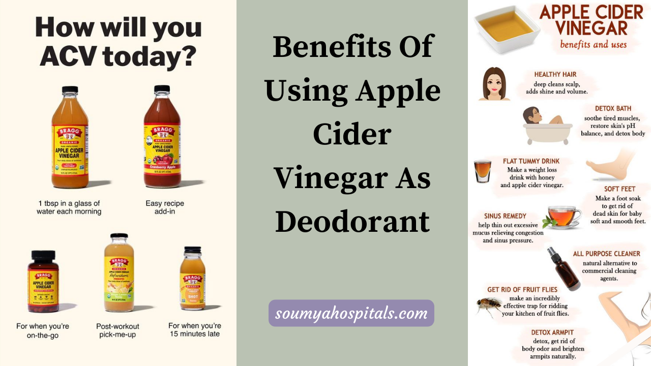Benefits Of Using Apple Cider Vinegar As Deodorant