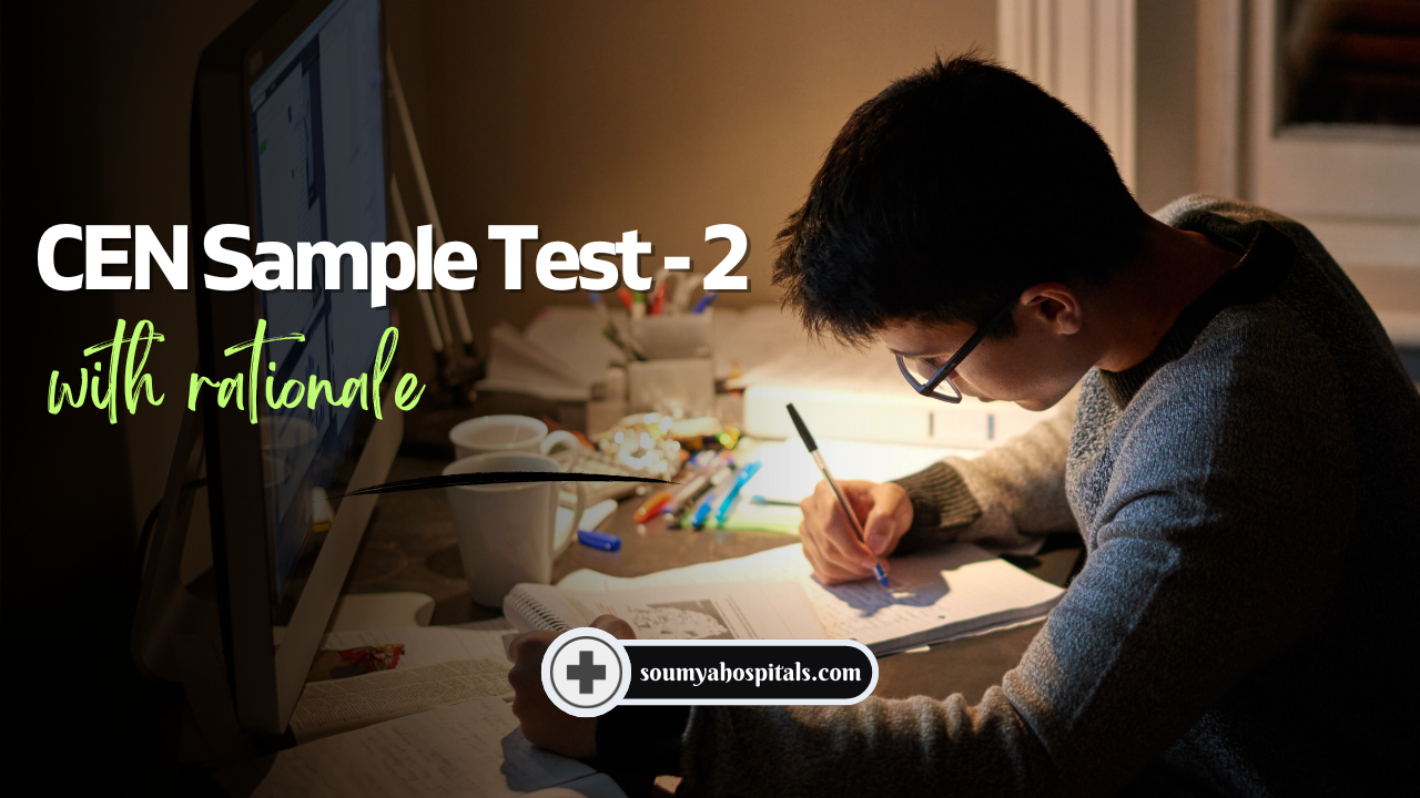 CEN Sample Test 2 with Rationale